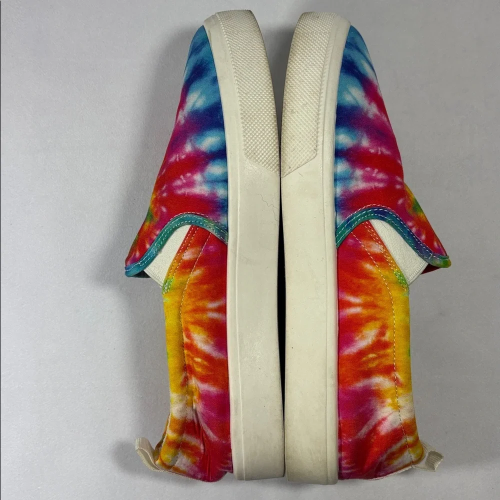 Skechers Canvas Tie-Dye Slip-On Sneakers Poppy Rainbow **